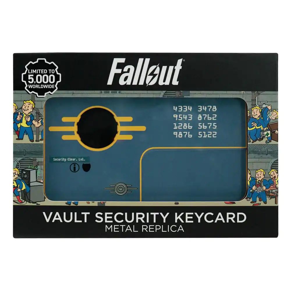 Fallout Replica Vault Security Keycard Limitovaná edícia termékfotó