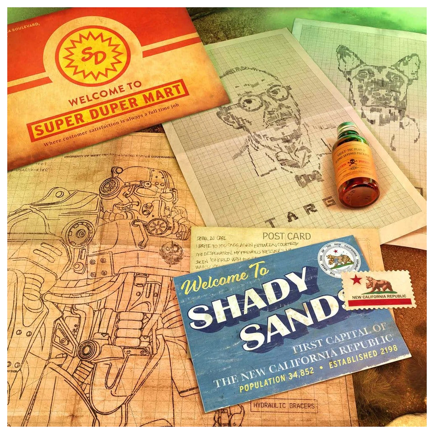Fallout Darčekový Box Súprava Pokladov Púšte produktová fotografia