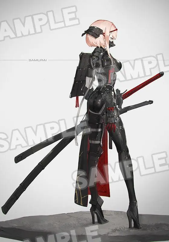 Falslander PVC szobor 1/7 Samurai 25 cm termékfotó