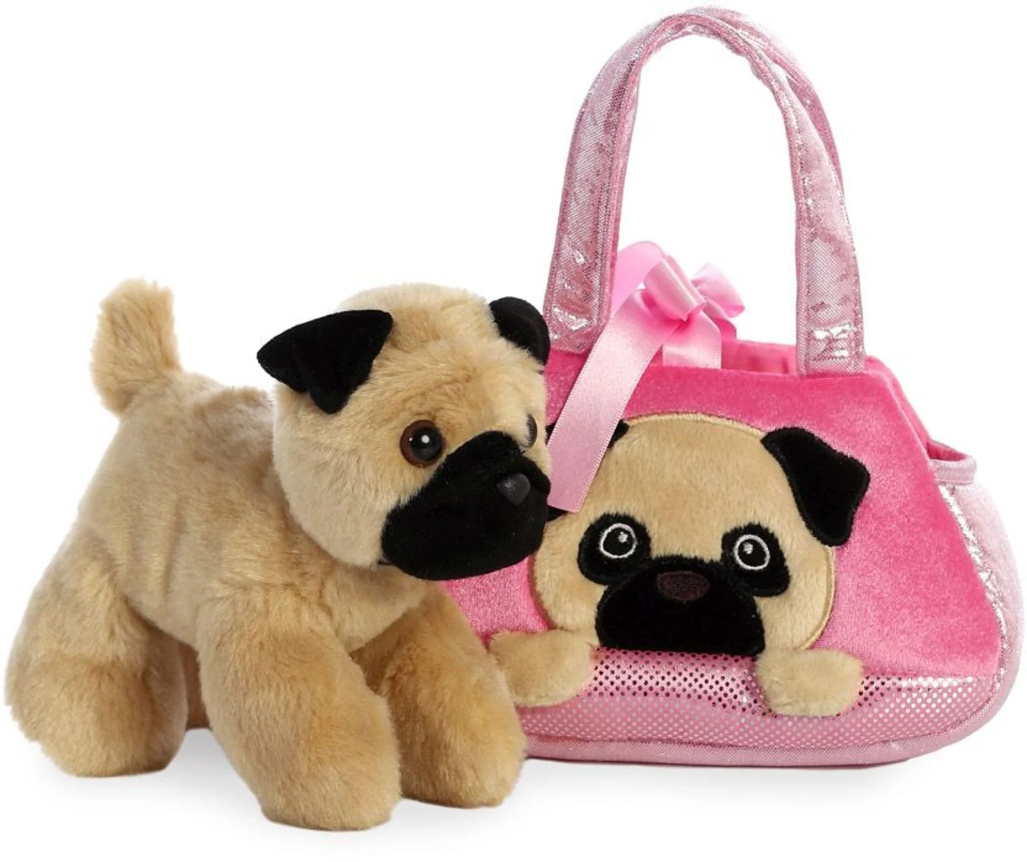 Fancy Pal Pug mäkká plyšová hračka 21 cm produktová fotografia