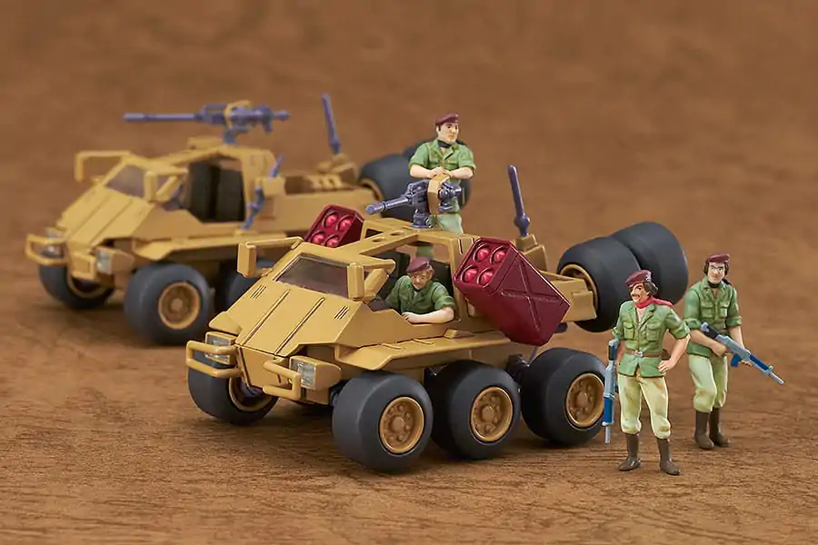 Fang of the Sun Dougram Combat Armors MAX06 Plastová modelová stavebnica 1/72 Bromley JRS Native Dancer Commander Type & Missile Pod Type (re-run) 5 cm produktová fotografia