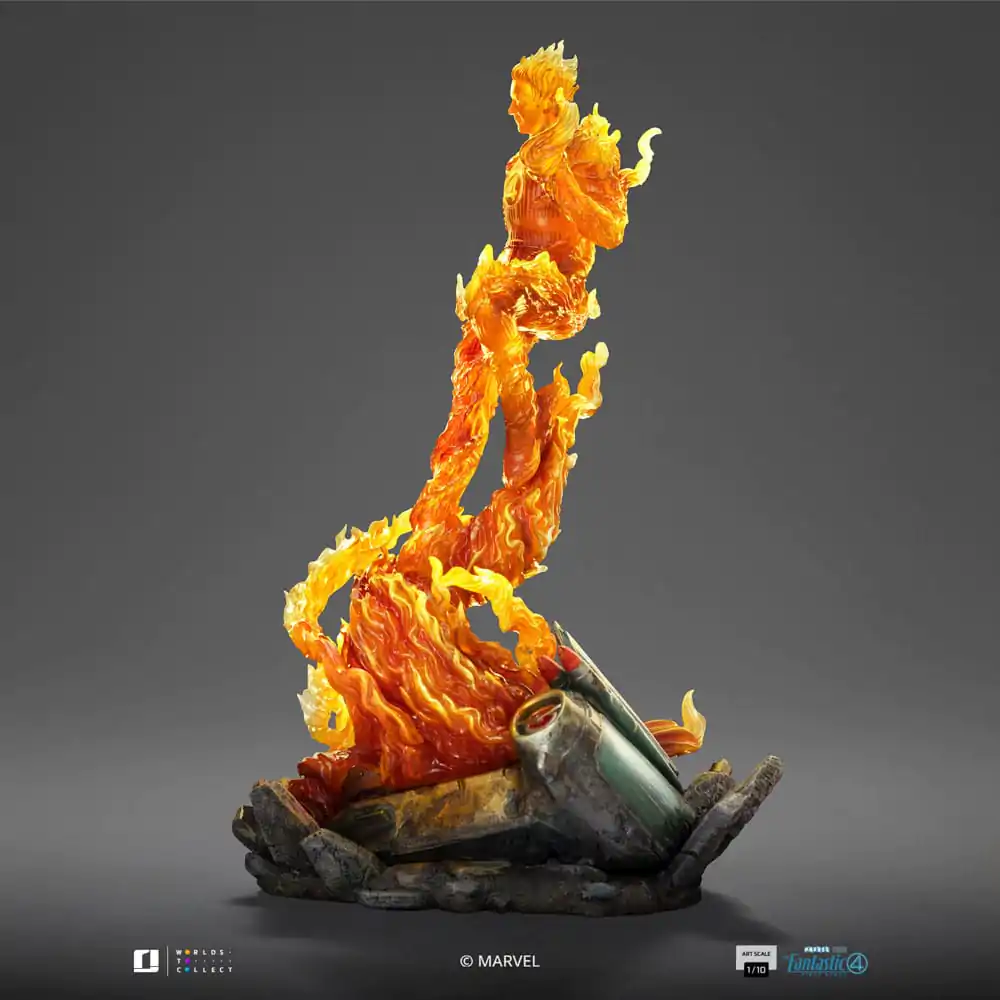 Fantastic Four Art Scale Socha 1/10 Human Torch 30 cm produktová fotografia