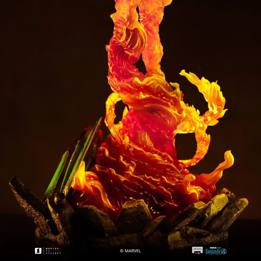 Fantastic Four Art Scale Socha 1/10 Human Torch 30 cm produktová fotografia