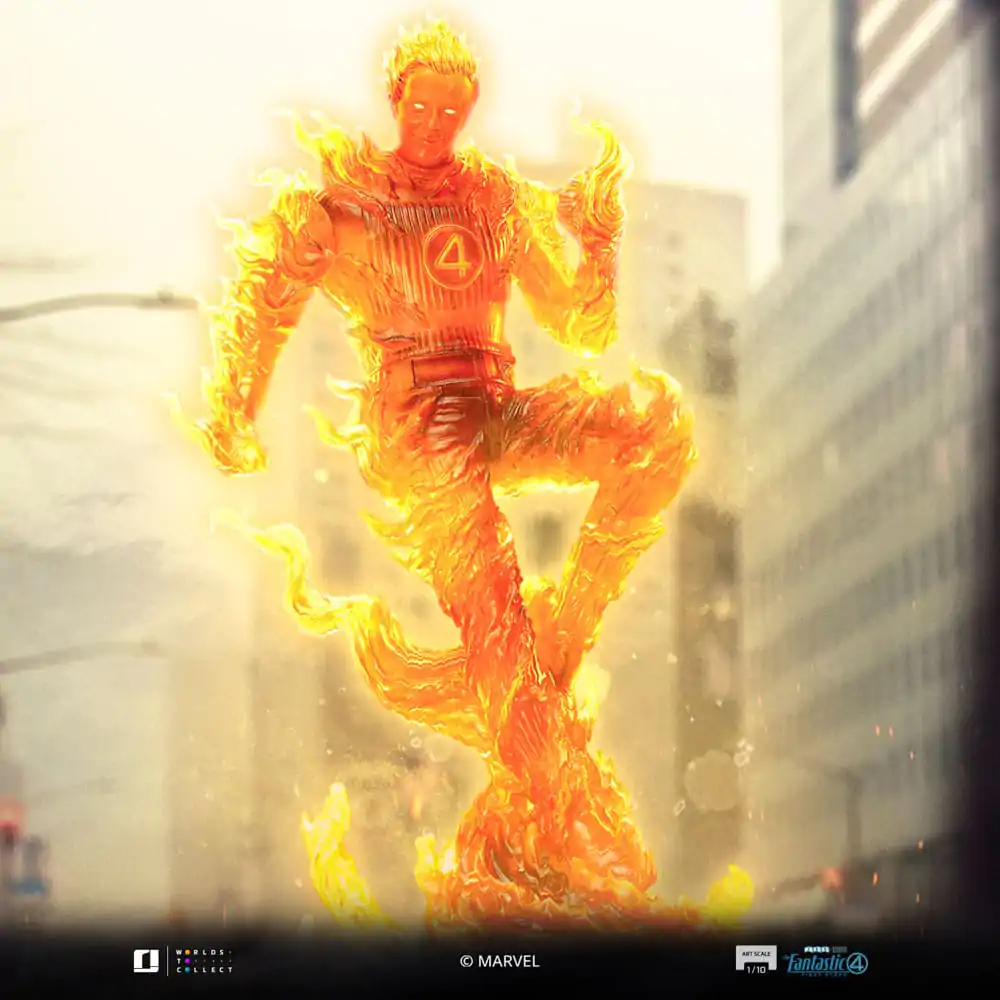Fantastic Four Art Scale Socha 1/10 Human Torch 30 cm produktová fotografia
