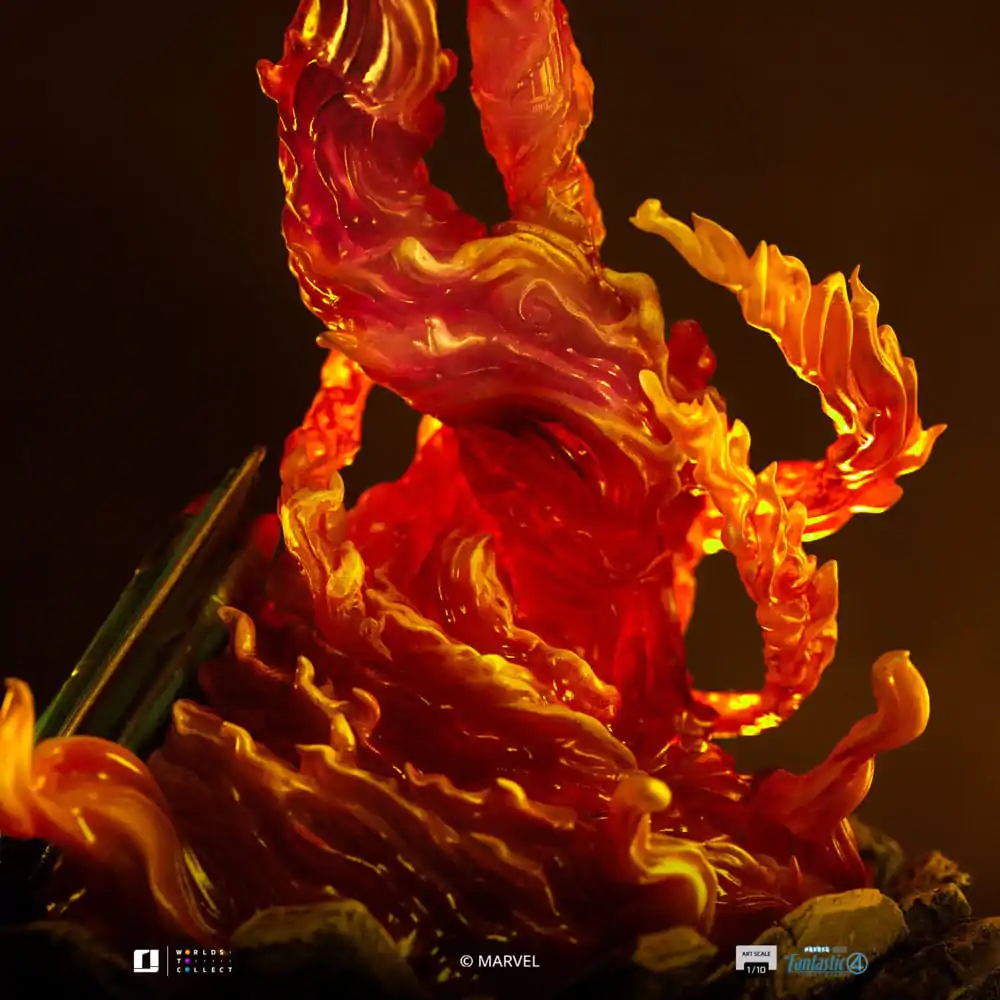 Fantastic Four Art Scale Socha 1/10 Human Torch 30 cm produktová fotografia
