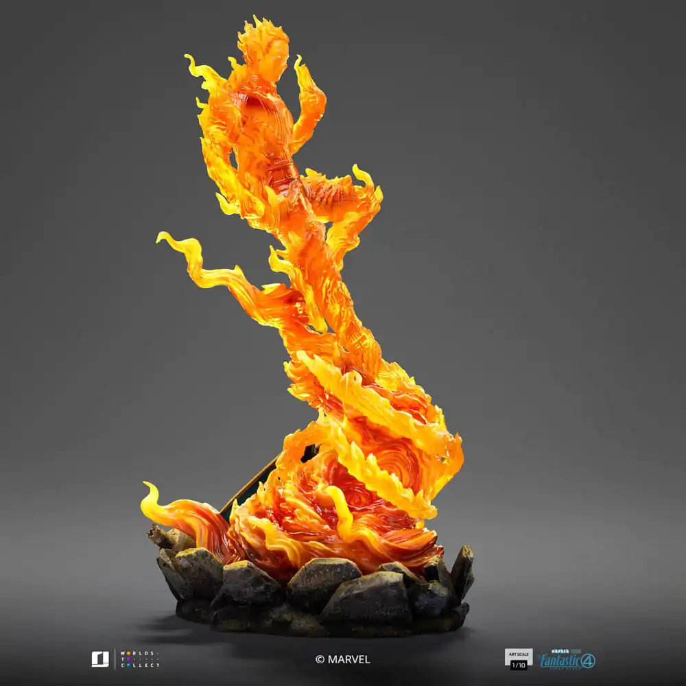 Fantastic Four Art Scale Socha 1/10 Human Torch 30 cm produktová fotografia