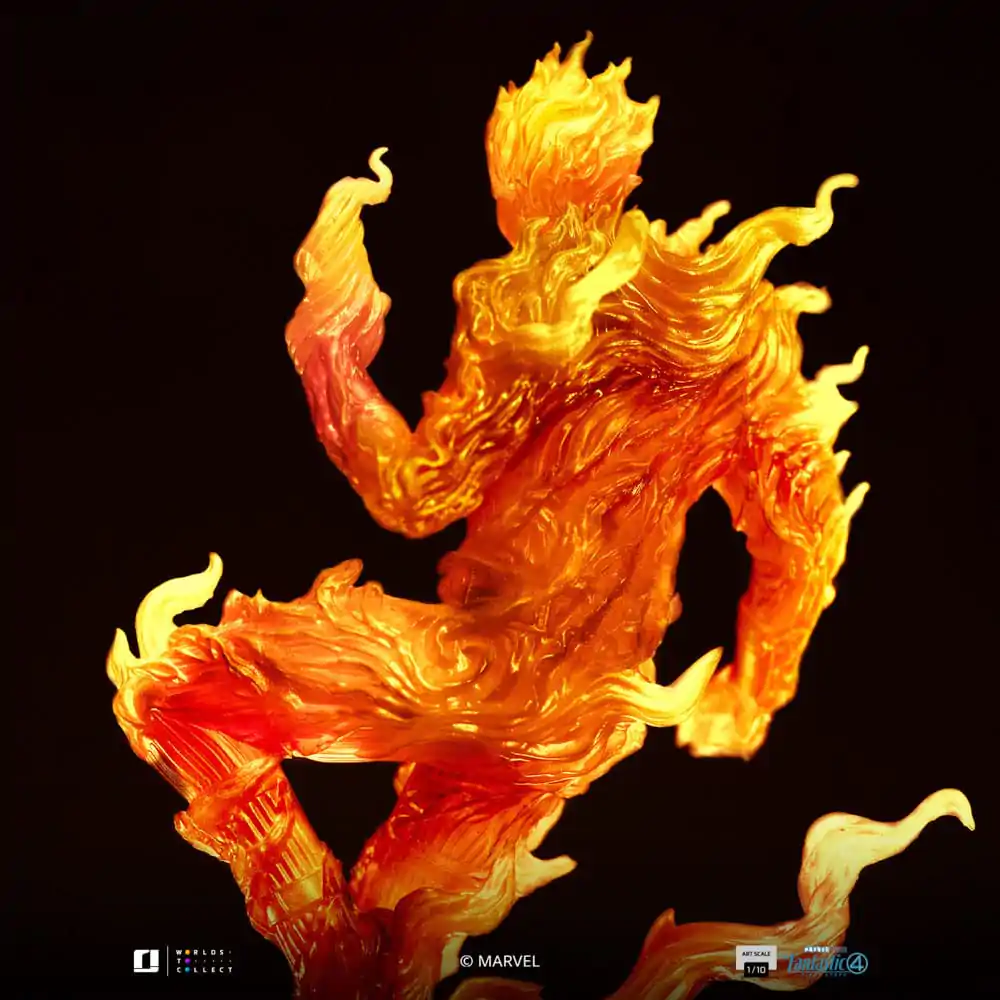 Fantastic Four Art Scale Socha 1/10 Human Torch 30 cm produktová fotografia