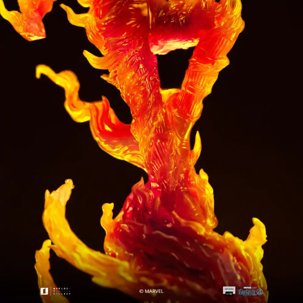 Fantastic Four Art Scale Socha 1/10 Human Torch 30 cm produktová fotografia