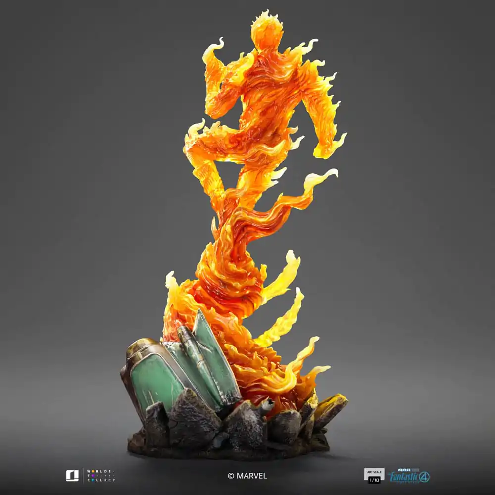 Fantastic Four Art Scale Socha 1/10 Human Torch 30 cm produktová fotografia