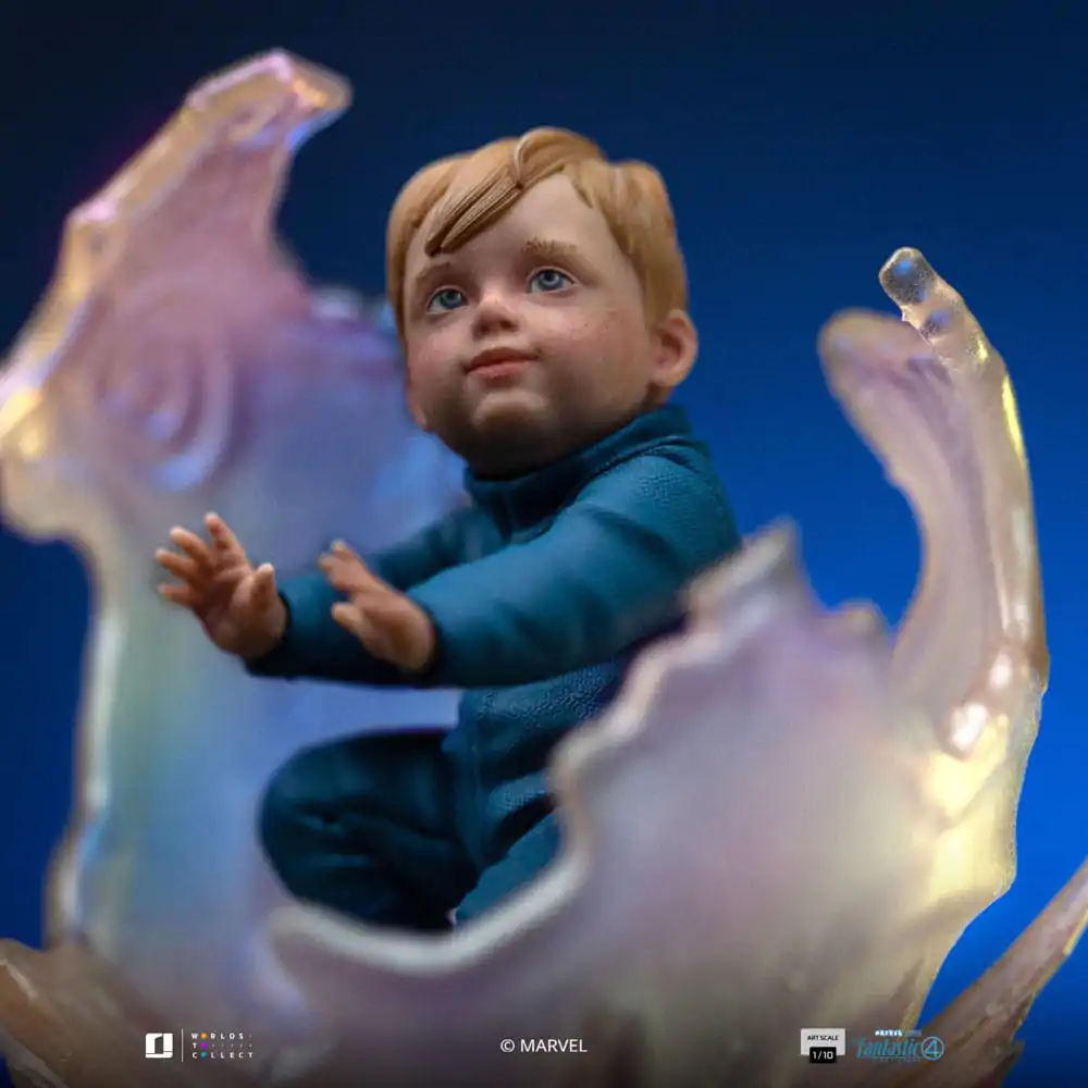 Fantastic Four Art Scale Socha 1/10 Invisible Woman and Franklin 28 cm produktová fotografia