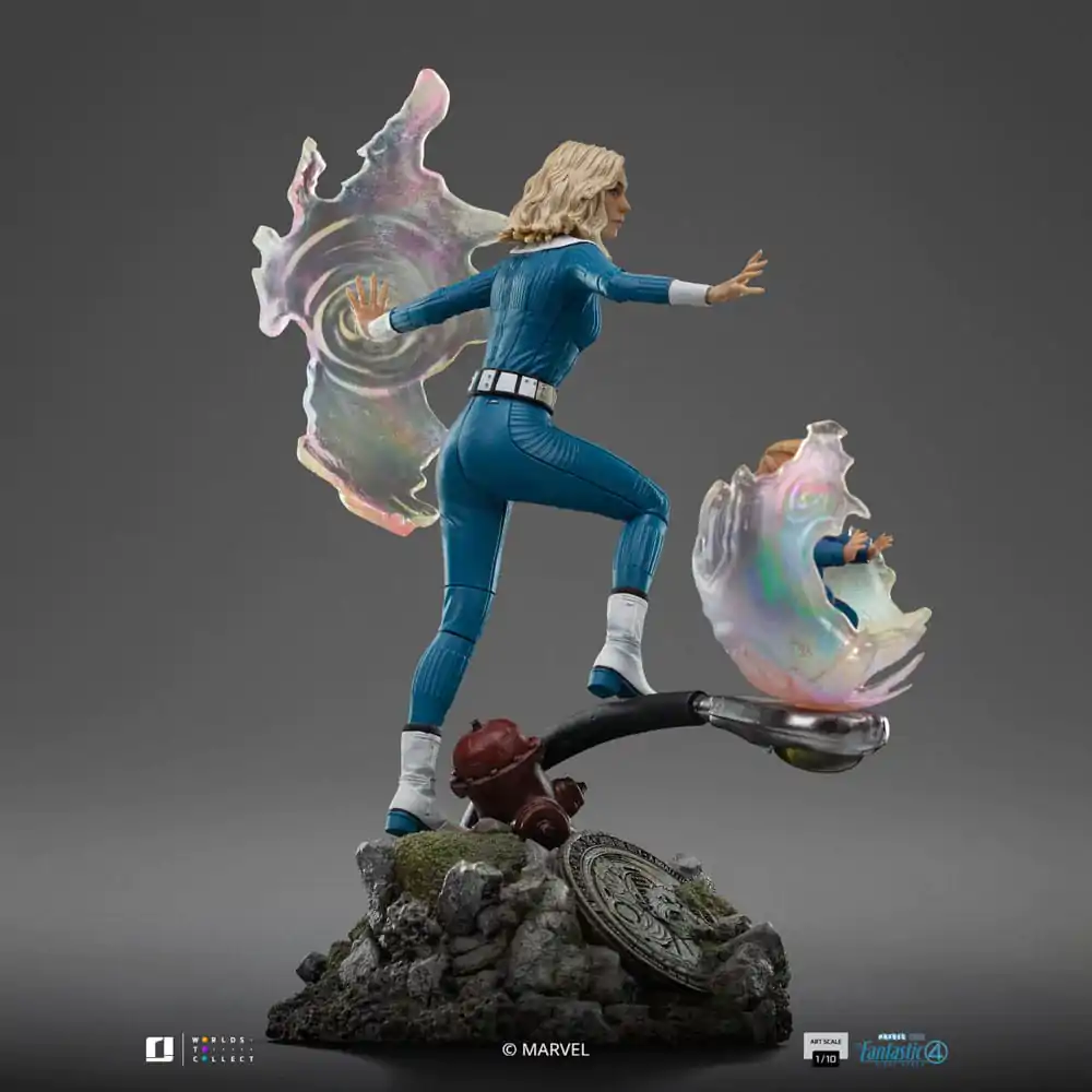 Fantastic Four Art Scale Socha 1/10 Invisible Woman and Franklin 28 cm produktová fotografia