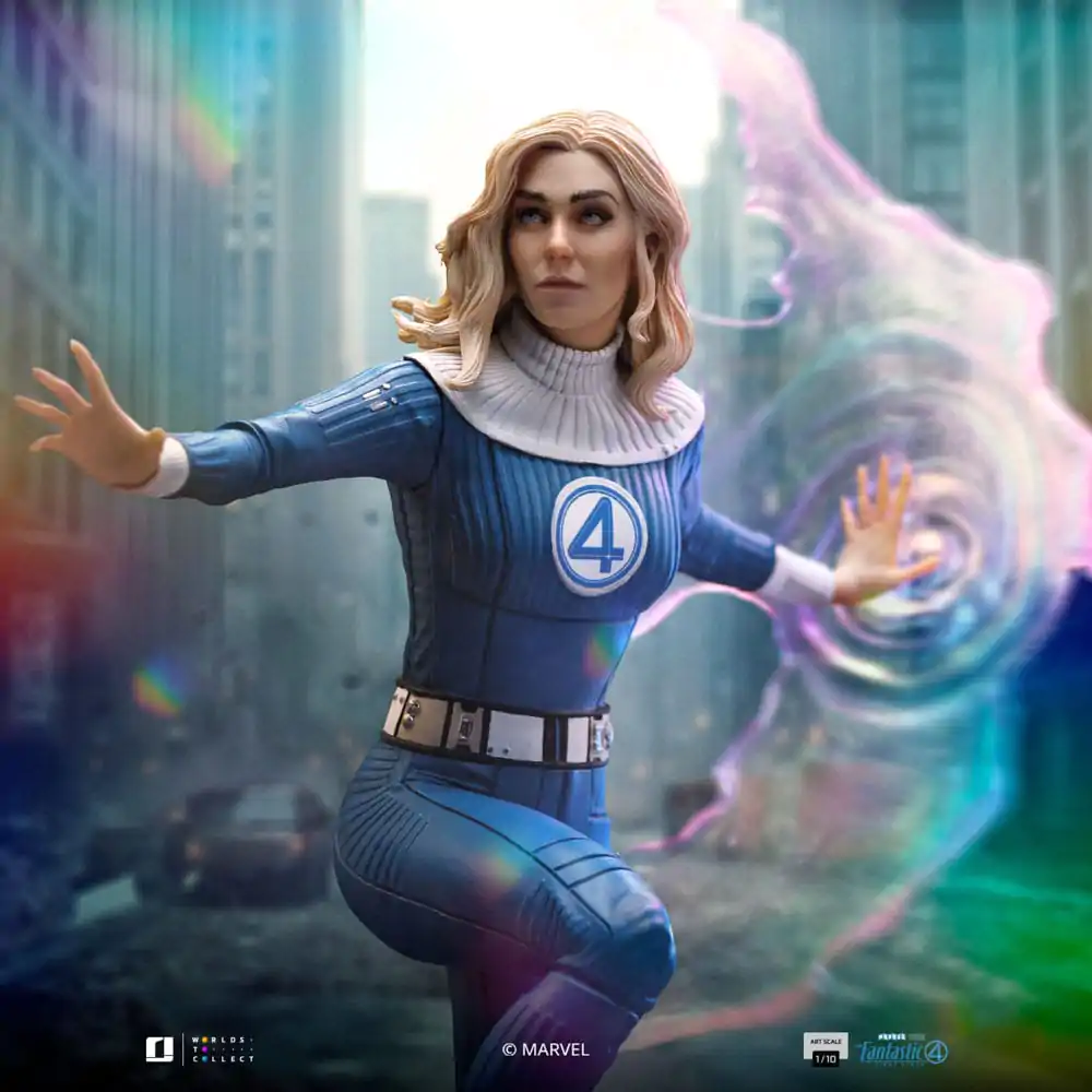 Fantastic Four Art Scale Socha 1/10 Invisible Woman and Franklin 28 cm produktová fotografia