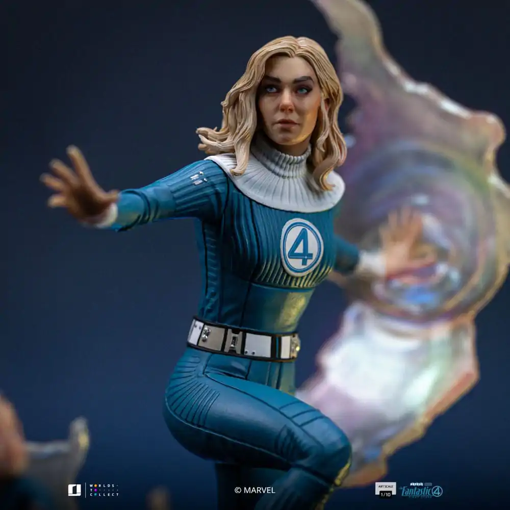 Fantastic Four Art Scale Socha 1/10 Invisible Woman and Franklin 28 cm produktová fotografia