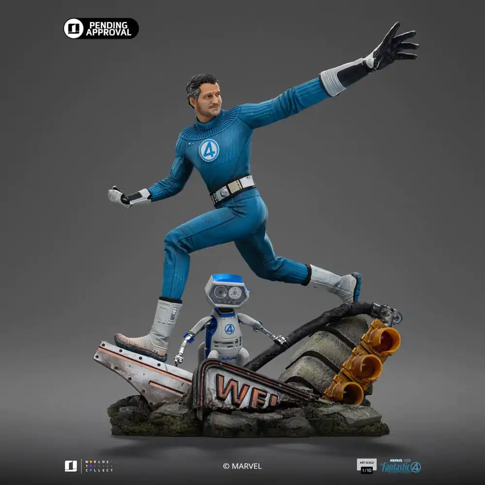 Fantastic Four Art Scale Socha 1/10 Mr. Fantastic and H.E.R.B.I.E 26 cm produktová fotografia