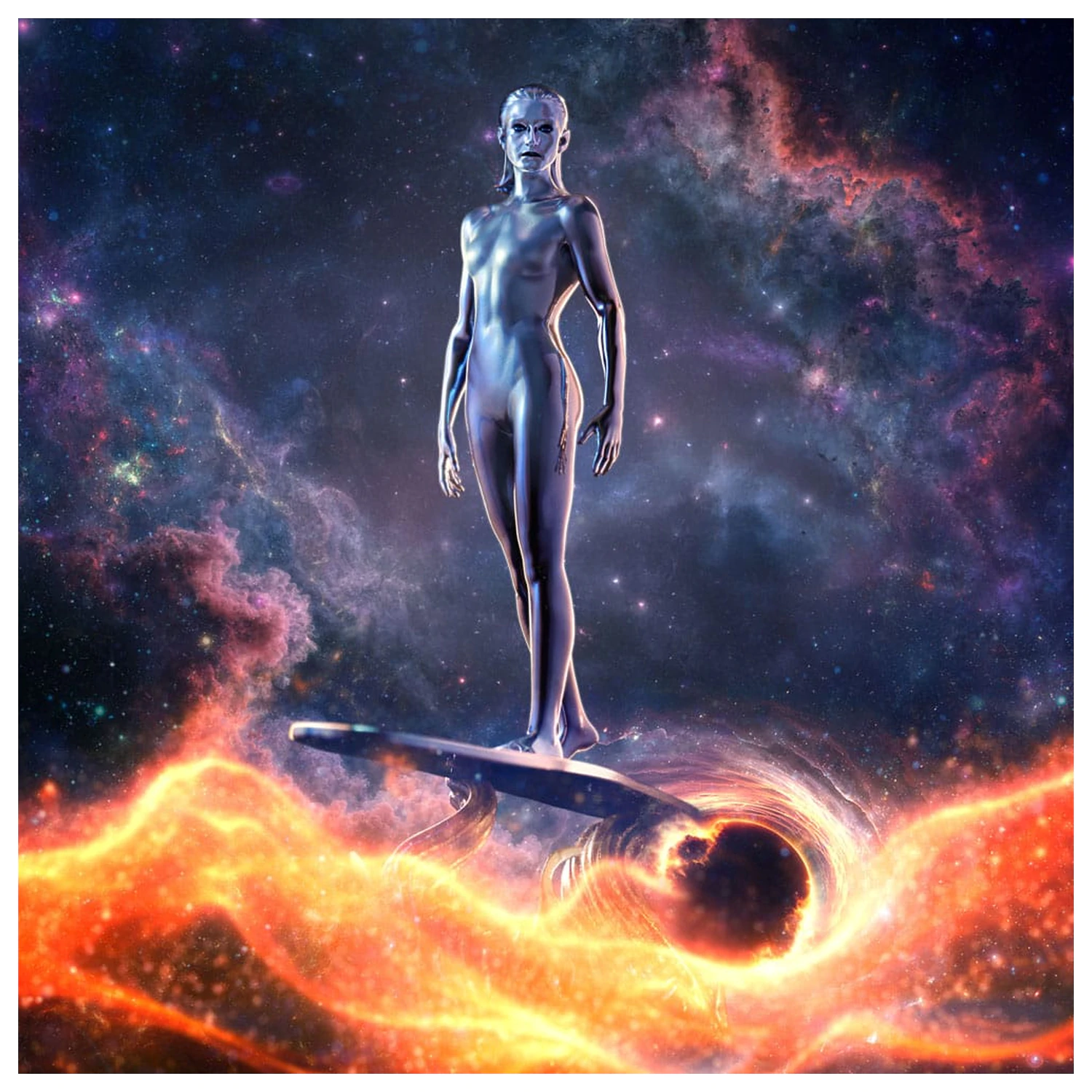 Fantastic Four Art Scale socha 1/10 Silver Surfer 27 cm produktová fotografia
