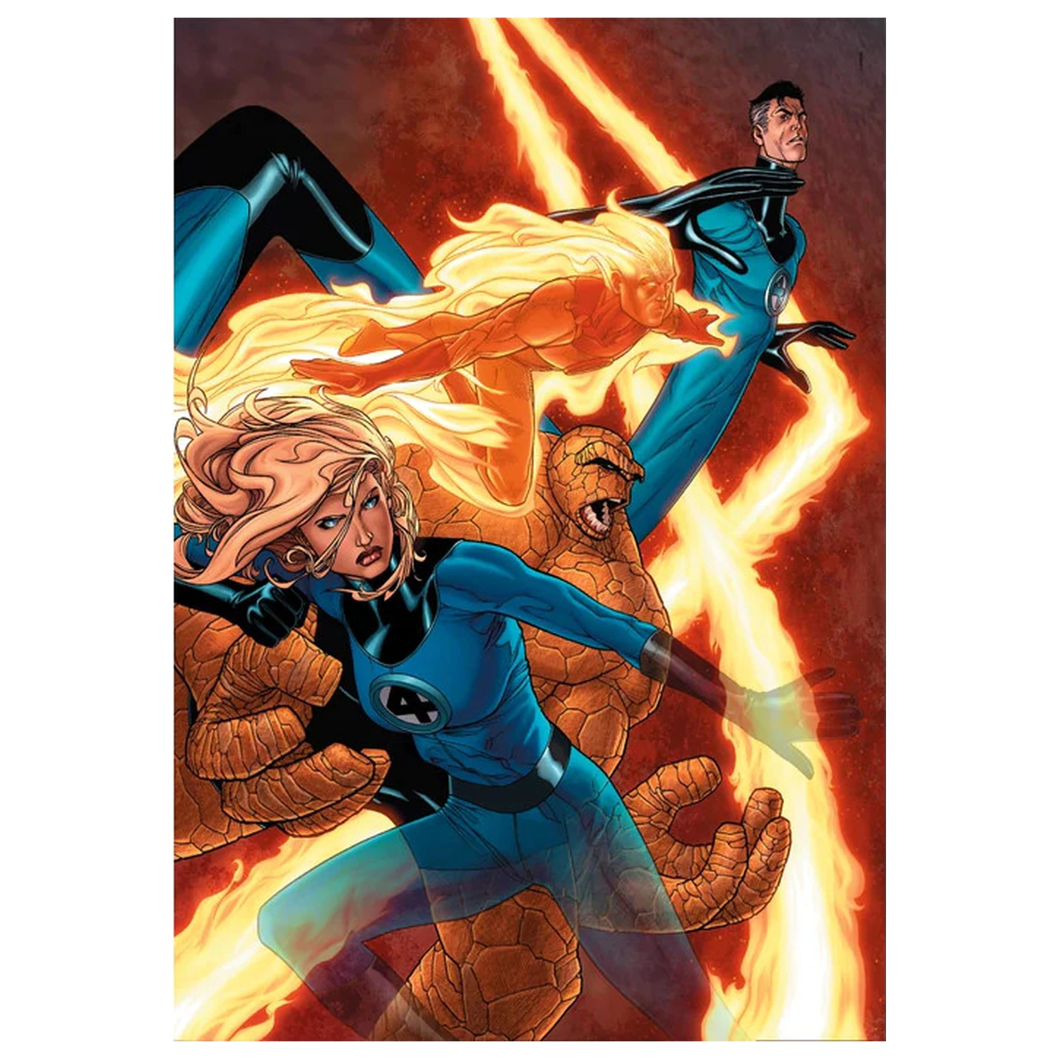 Fantastic Four Flame 500-dielne kompaktné puzzle produktová fotografia