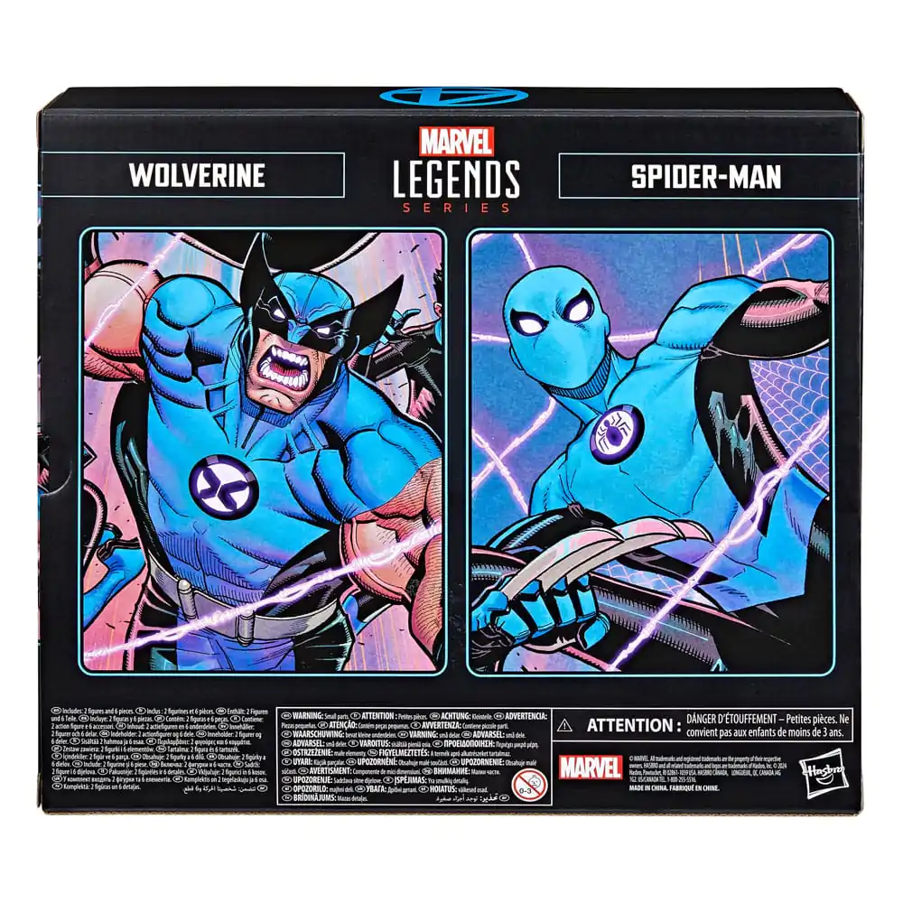 Marvel Legends akčná figúrka Fantastic Four 2-balenie Wolverine & Spider-Man 15 cm termékfotó