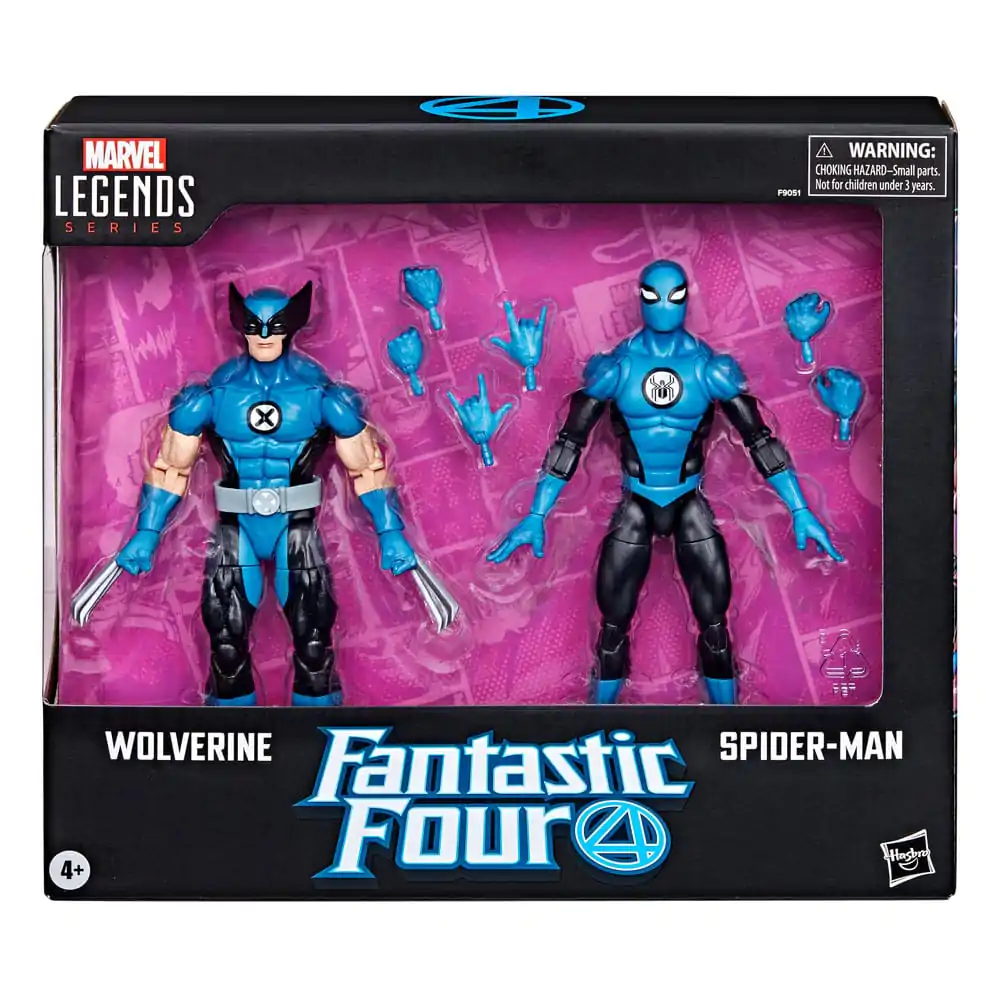 Marvel Legends akčná figúrka Fantastic Four 2-balenie Wolverine & Spider-Man 15 cm termékfotó