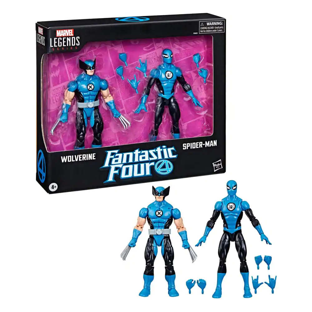 Marvel Legends akčná figúrka Fantastic Four 2-balenie Wolverine & Spider-Man 15 cm termékfotó