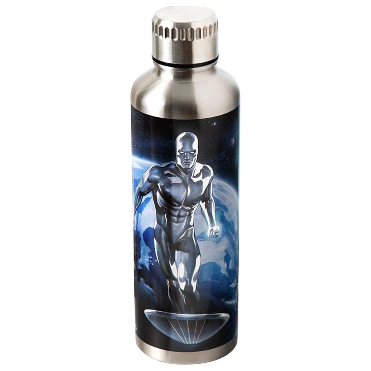 Fantastic Four kovová fľaša na vodu Silver Surfer produktová fotografia