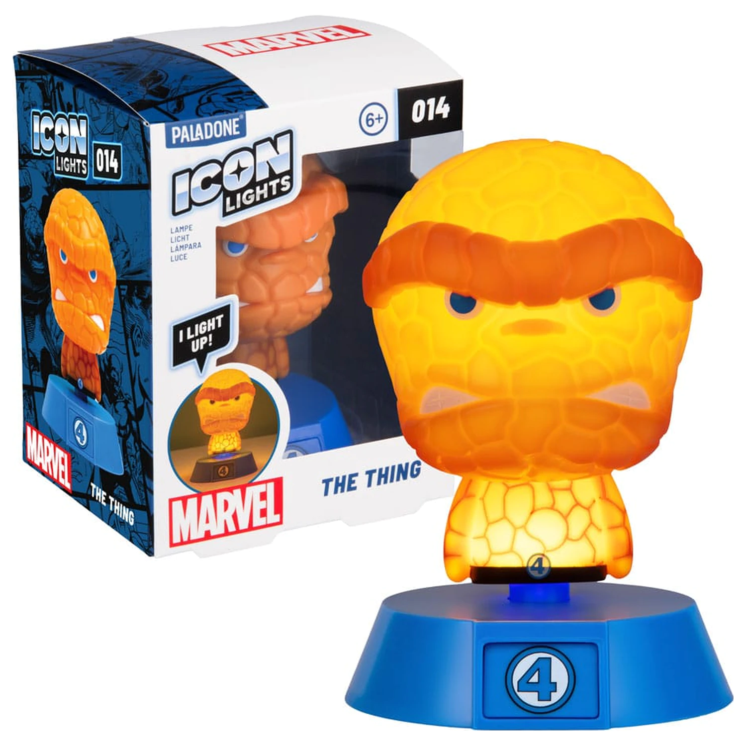 Fantastic Four Icons svietiaca figúrka The Thing 11 cm produktová fotografia