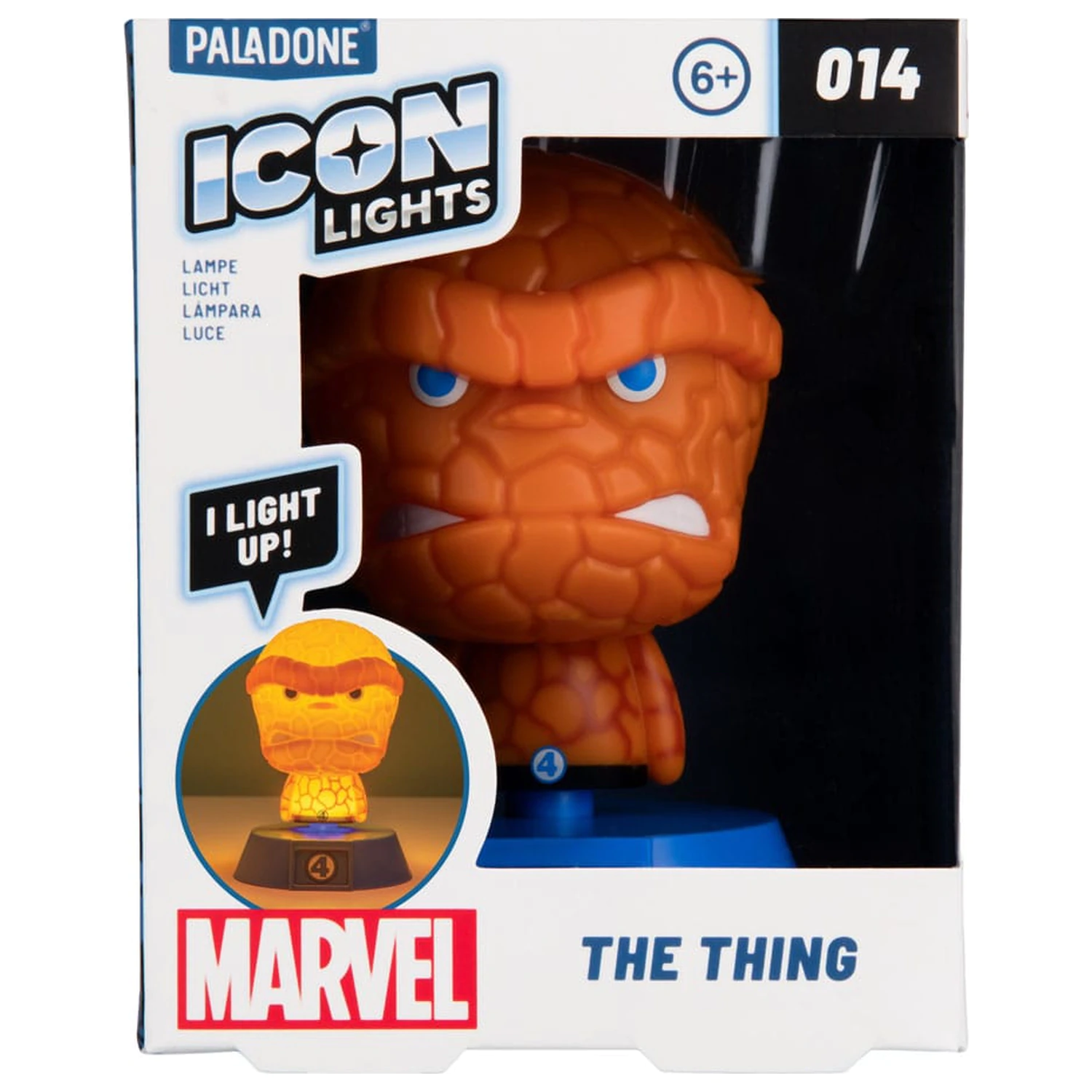Fantastic Four Icons svietiaca figúrka The Thing 11 cm produktová fotografia