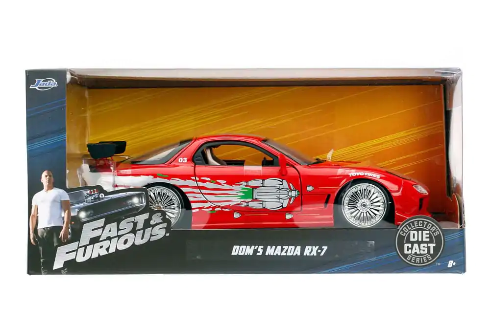 Fast & Furious Diecast Model 1/24 1993 Mazda RX-7 termékfotó