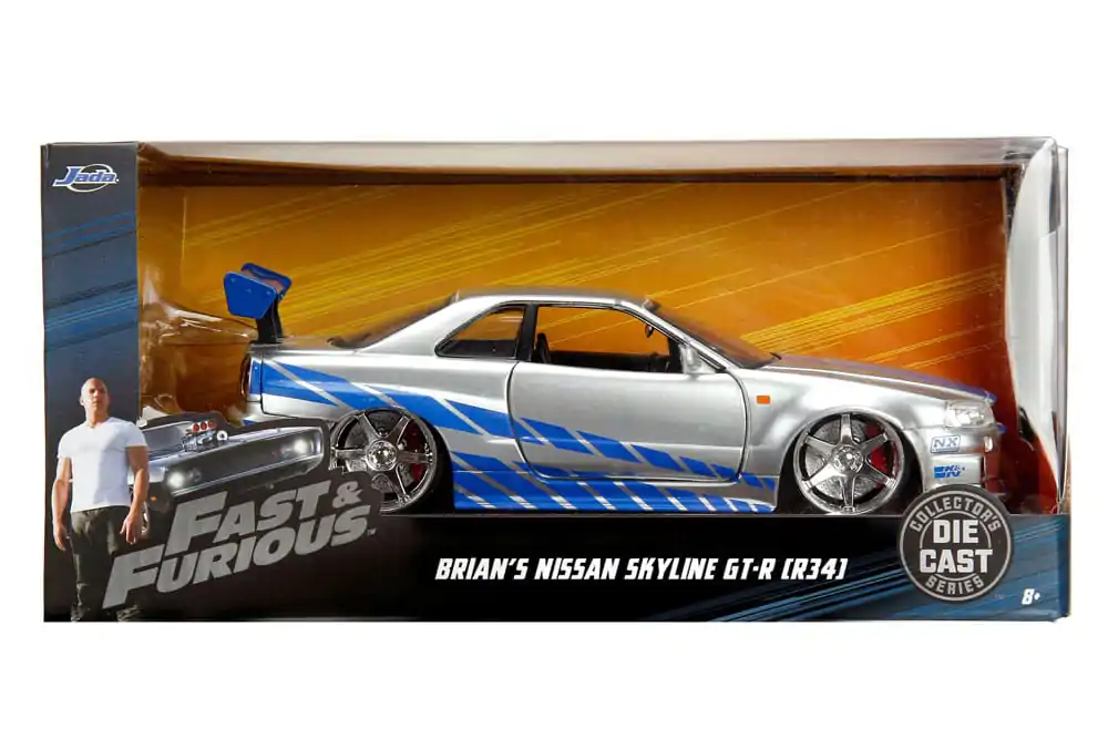 Fast & Furious Diecast Model 1/24 2002 Nissan Skyline produktová fotografia