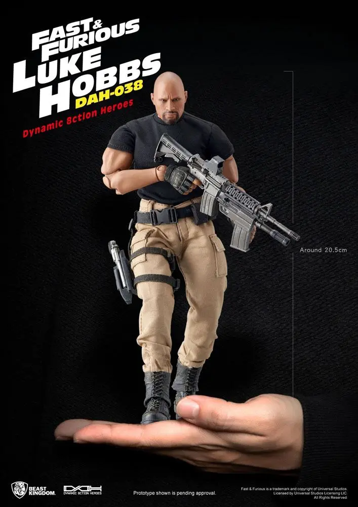 Fast & Furious Dynamic 8ction Heroes Akčná figúrka 1/9 Luke Hobbs 21 cm termékfotó