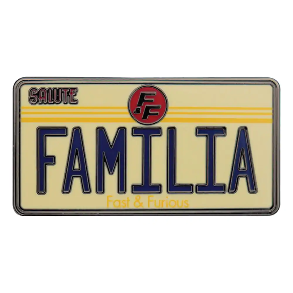 Fast & Furious Pin odznak Familia License Plate produktová fotografia