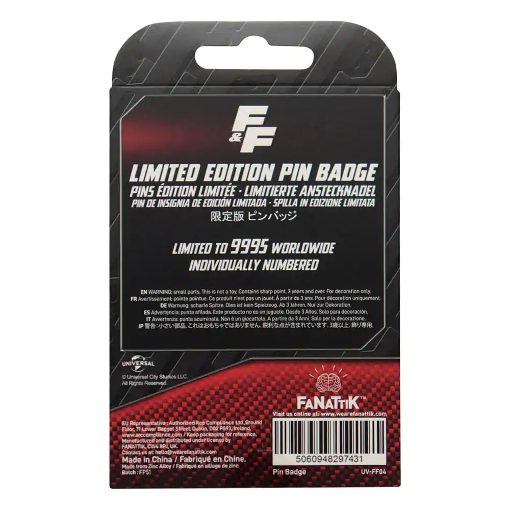 Fast & Furious Pin odznak Familia License Plate produktová fotografia