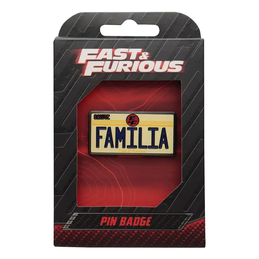 Fast & Furious Pin odznak Familia License Plate produktová fotografia