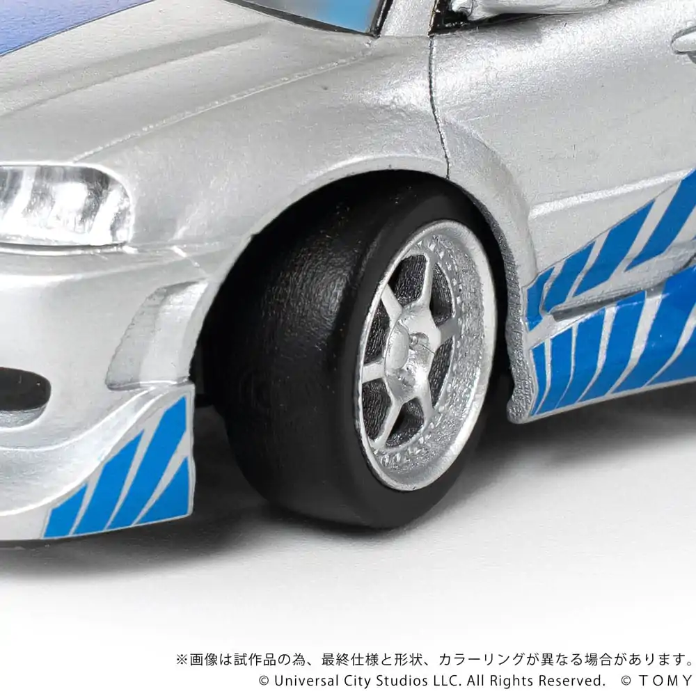 Fast & Furious Q-Village vozidlo s minifigúrkou Nissan Skyline GT-R (R34) 9 cm produktová fotografia