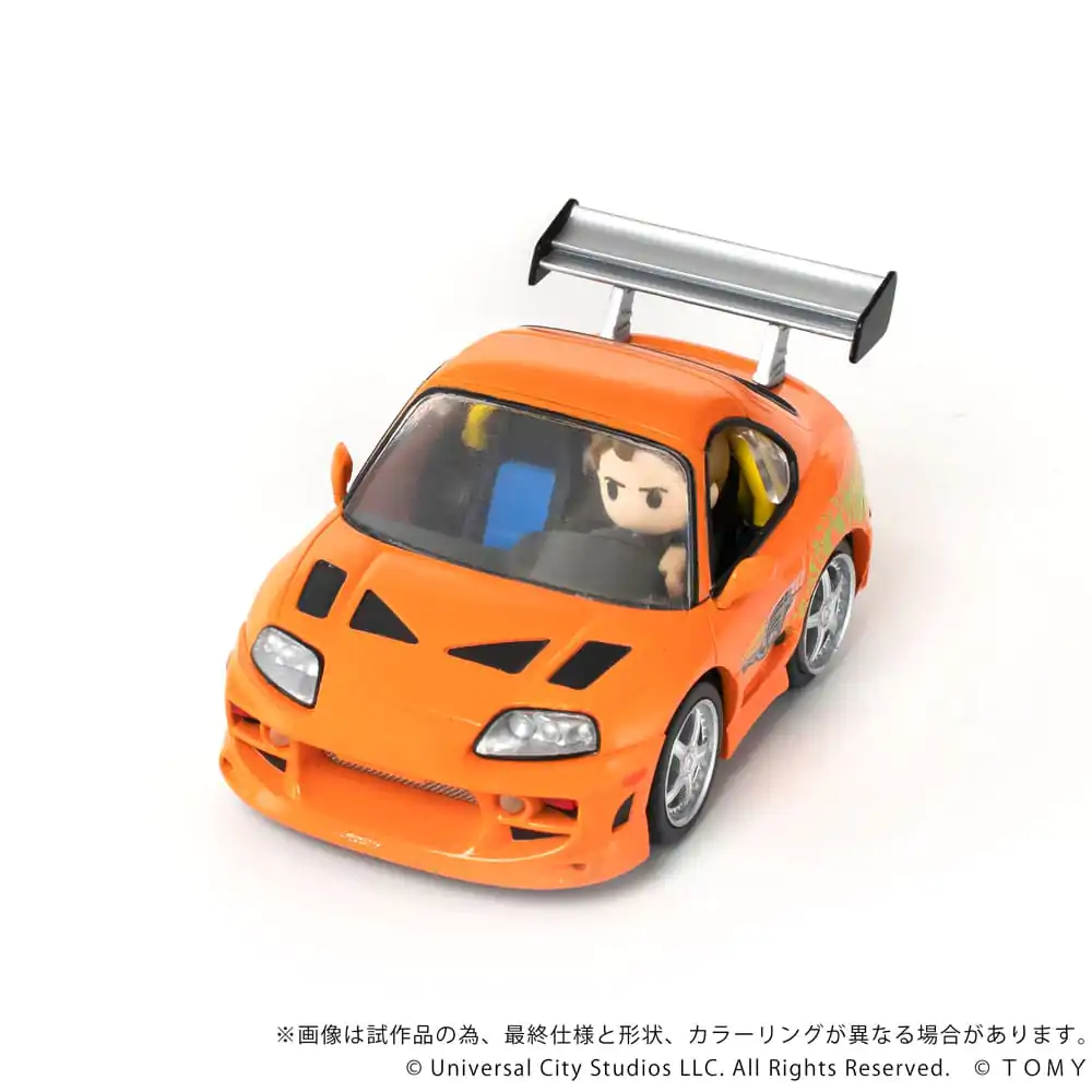 Fast &amp; Furious Q-Village Vozidlo s mini-figúrkou Toyota Supra JZA80 9 cm produktová fotografia