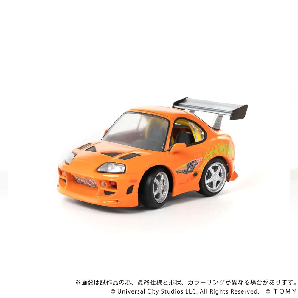 Fast &amp; Furious Q-Village Vozidlo s mini-figúrkou Toyota Supra JZA80 9 cm produktová fotografia