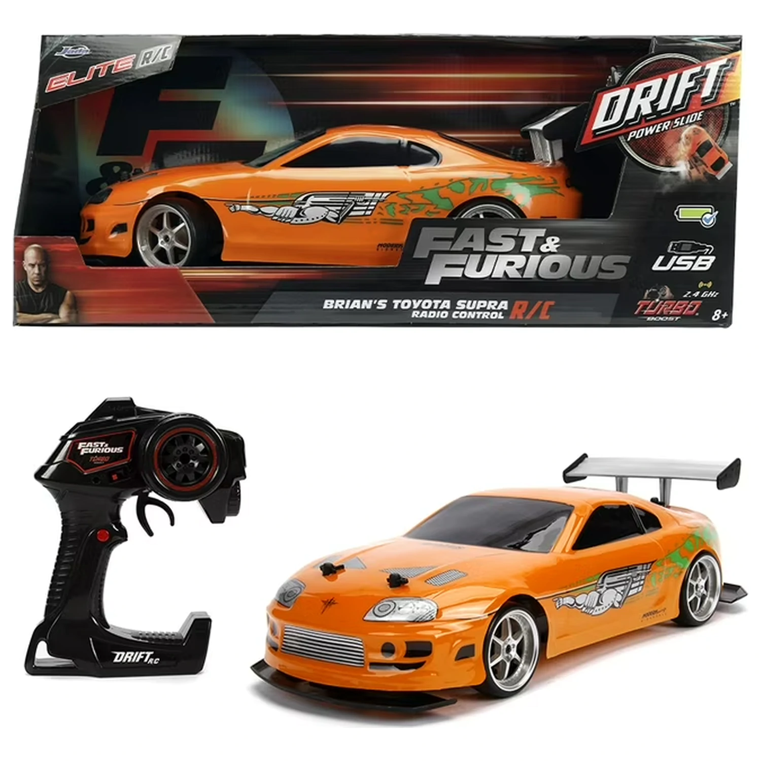 Fast & Furious 1995 Toyota Supra RC 1:24 produktová fotografia