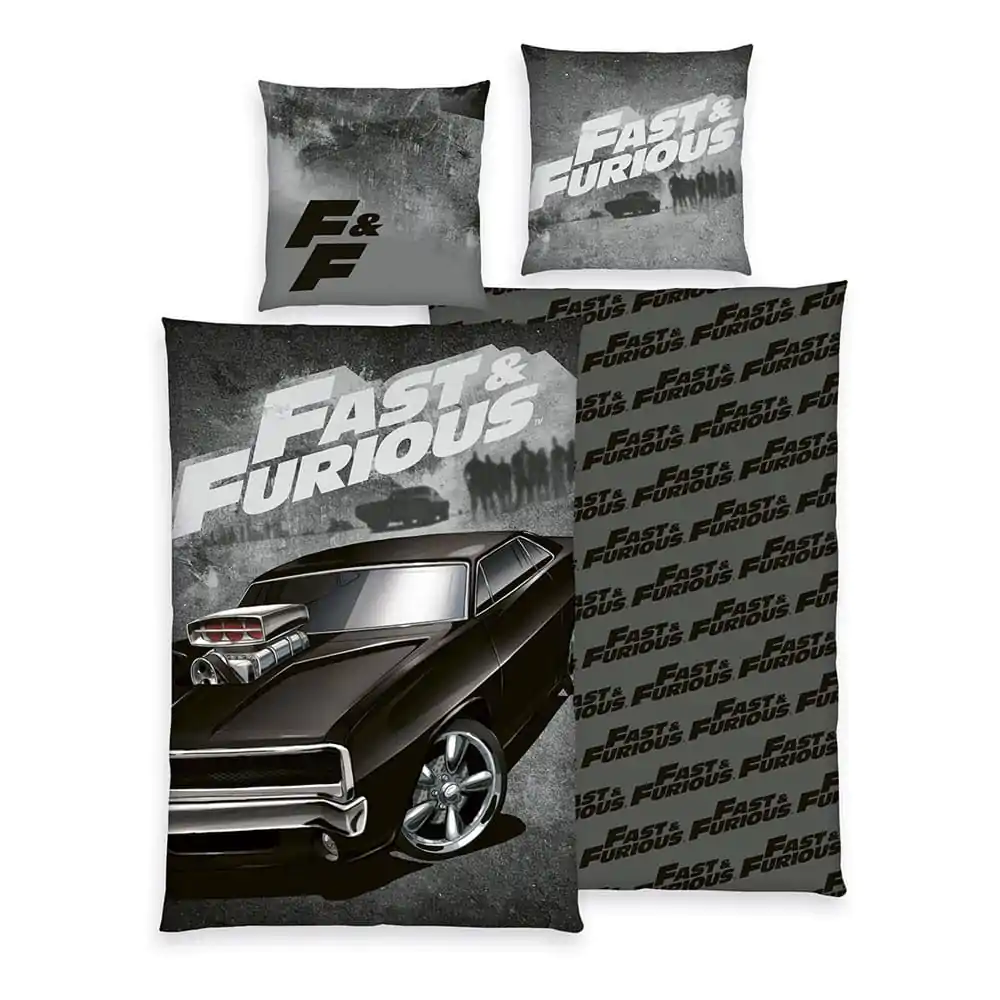 Fast & Furious posteľná bielizeň 135 x 200 cm produktová fotografia