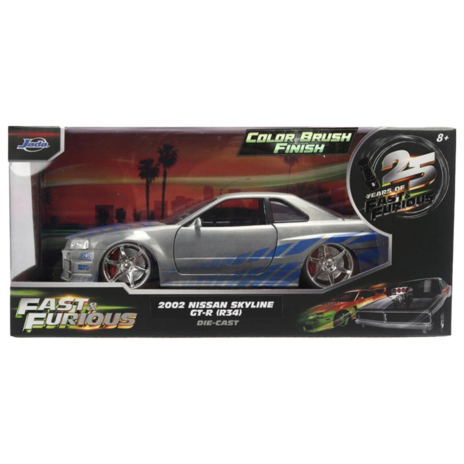 Fast & Furious Diecast Vozidlo 1:24 Anniversary Nissan Skyline 19 cm produktová fotografia