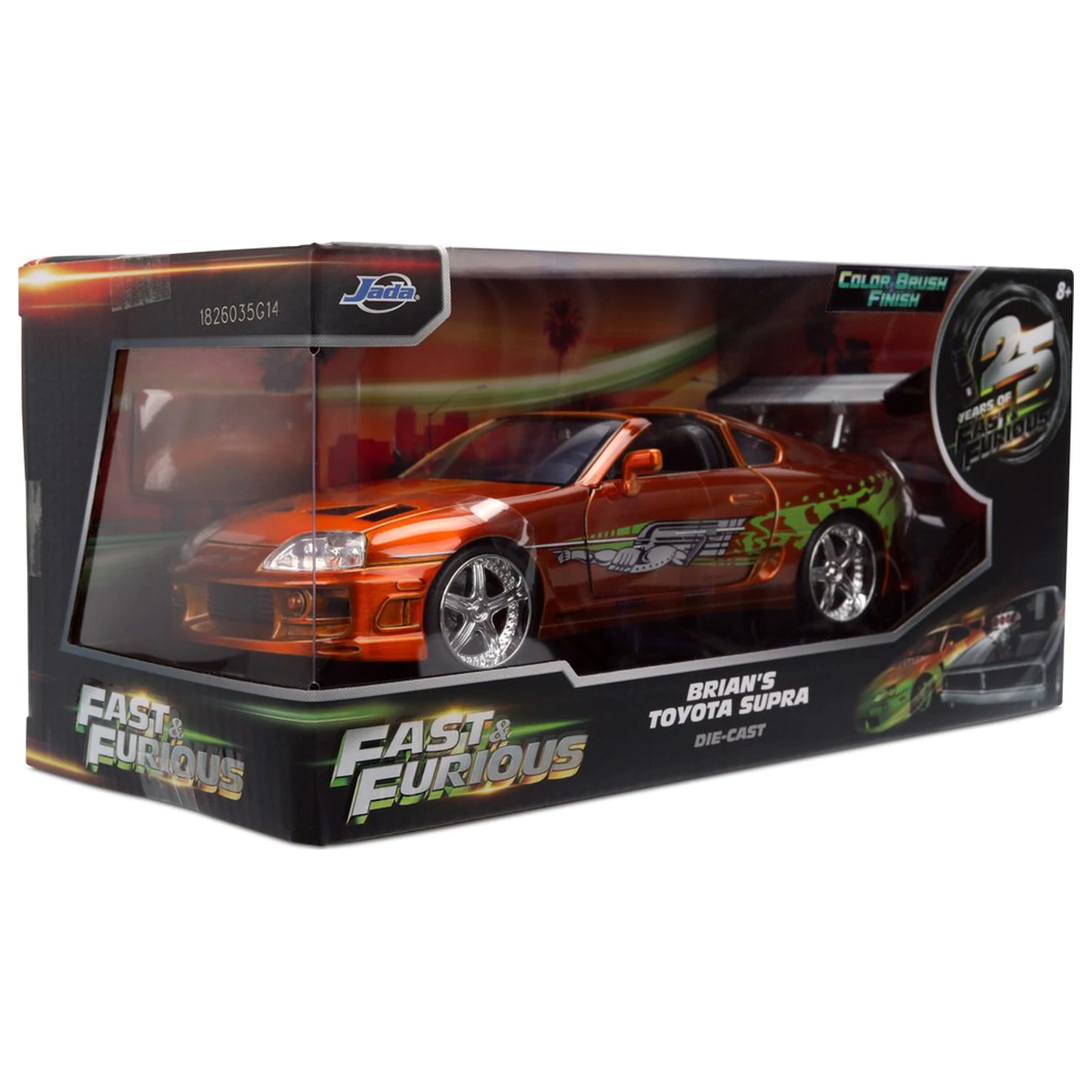 Fast & Furious Diecast Model 1/24 Anniversary Toyota Supra produktová fotografia