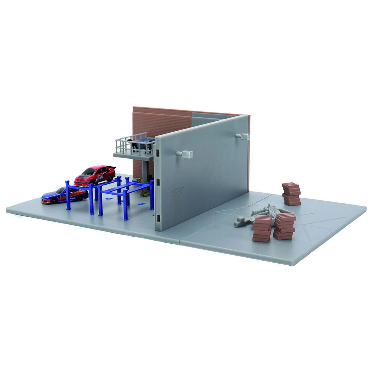 Fast & Furious Hans garážová diorama replika produktová fotografia