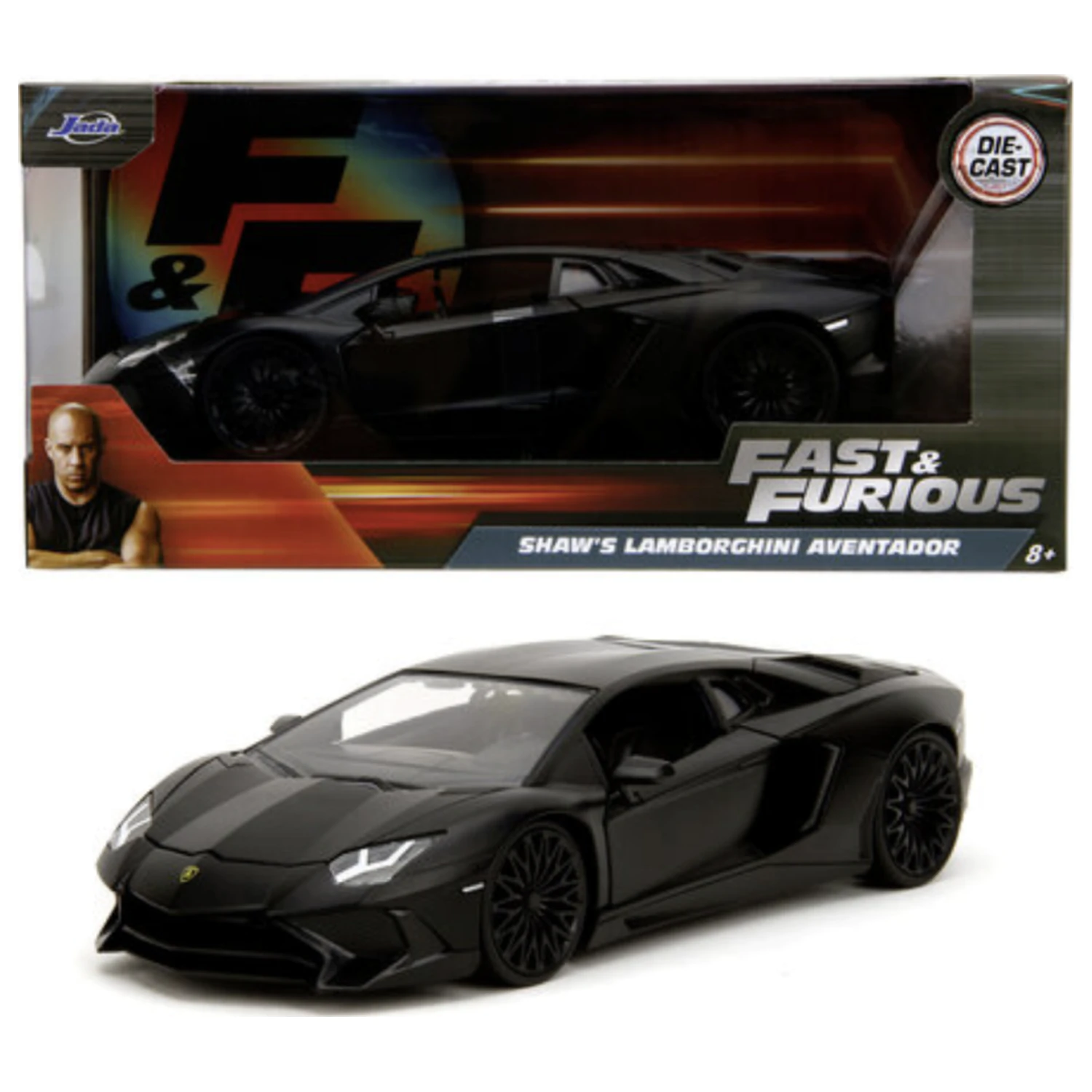 Fast & Furious Shaw's Lamborghini Aventador 1:24 produktová fotografia