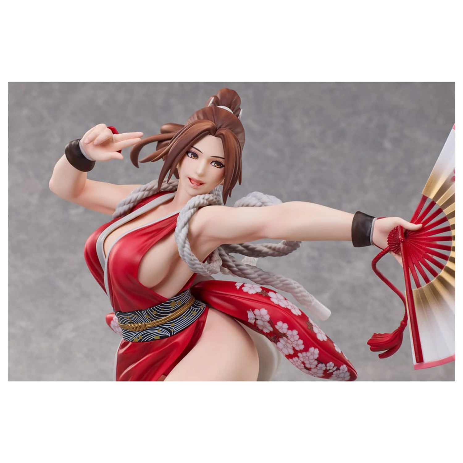 Fatal Fury: City of the Wolves B-Style PVC socha 1/4 Mai Shiranui: Dance of the Cherry Blossom Storm Suzaku 40 cm produktová fotografia
