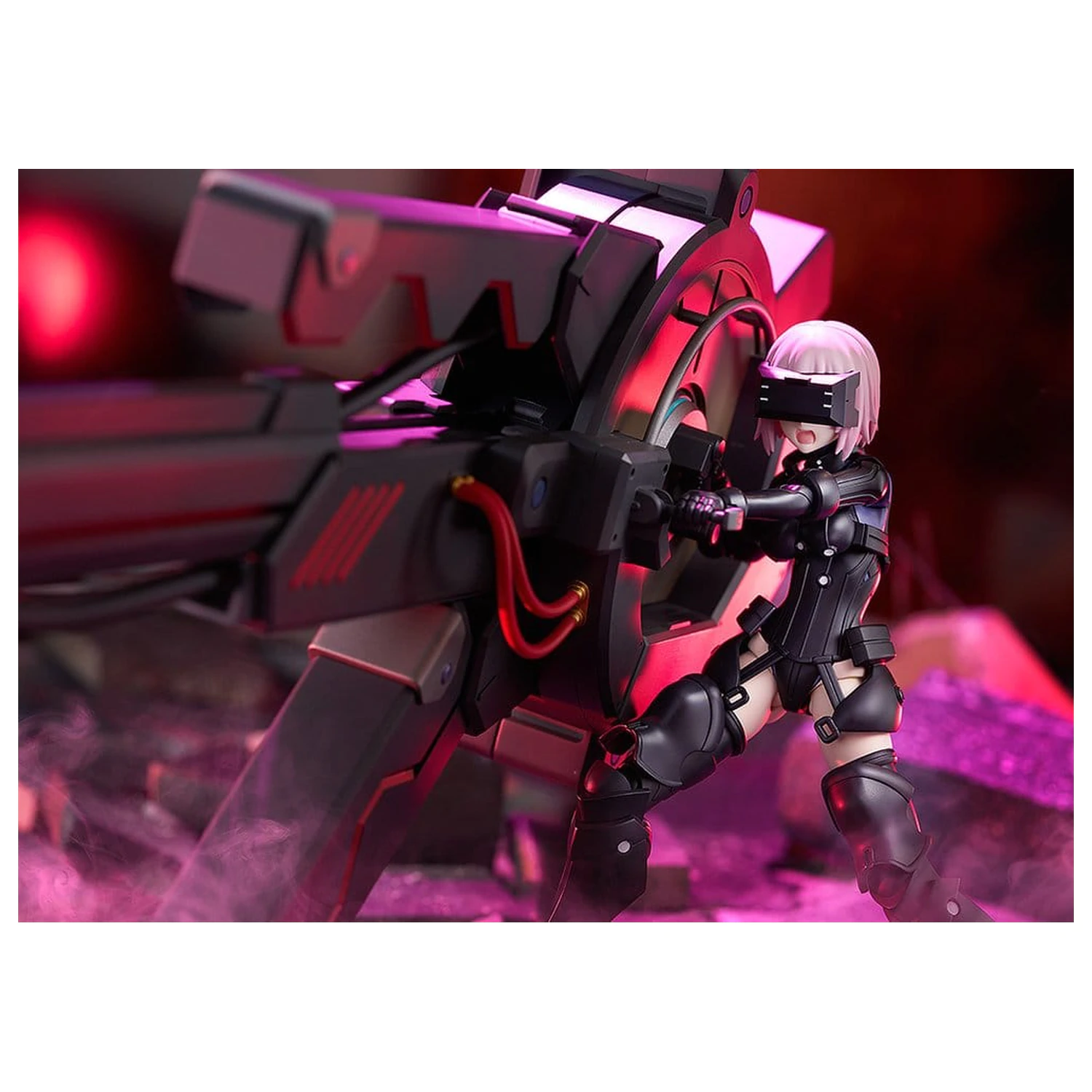 Fate/Grand Order Plamatea Plastový model Kit Shielder/Mash Kyrielight (Ortinax) Black Barrel Edition 17 cm produktová fotografia