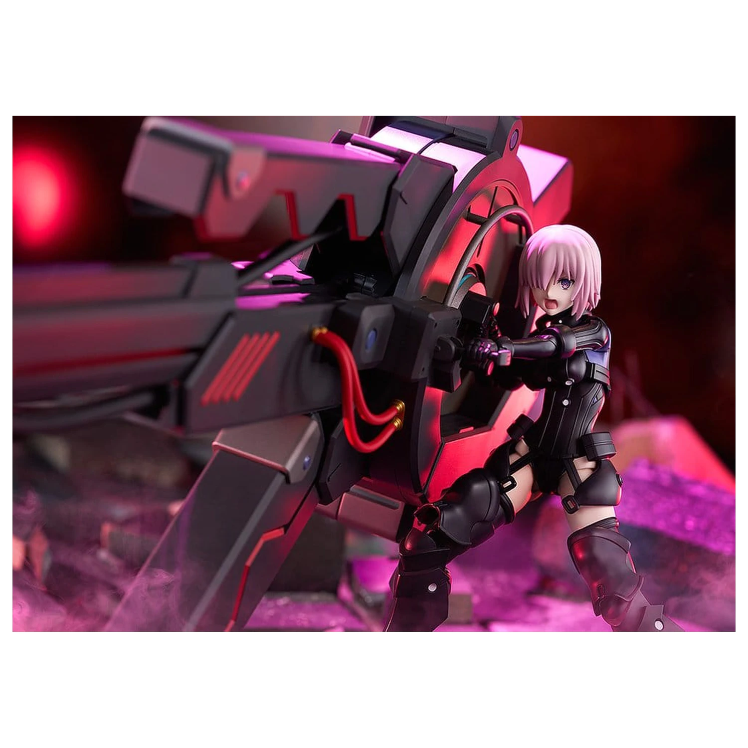 Fate/Grand Order Plamatea Plastový model Kit Shielder/Mash Kyrielight (Ortinax) Black Barrel Edition 17 cm produktová fotografia