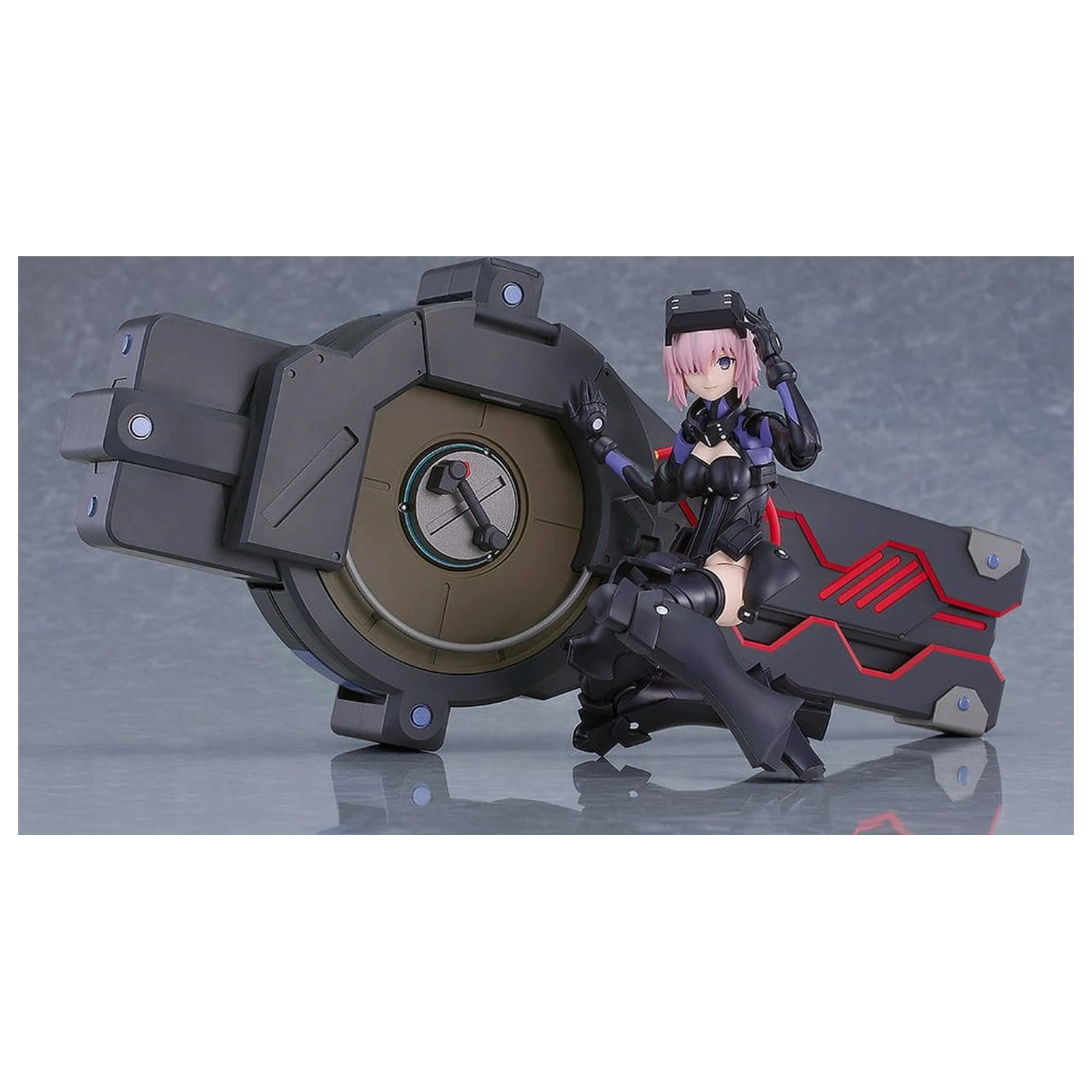 Fate/Grand Order Plamatea Plastový model Kit Shielder/Mash Kyrielight (Ortinax) Black Barrel Edition 17 cm produktová fotografia