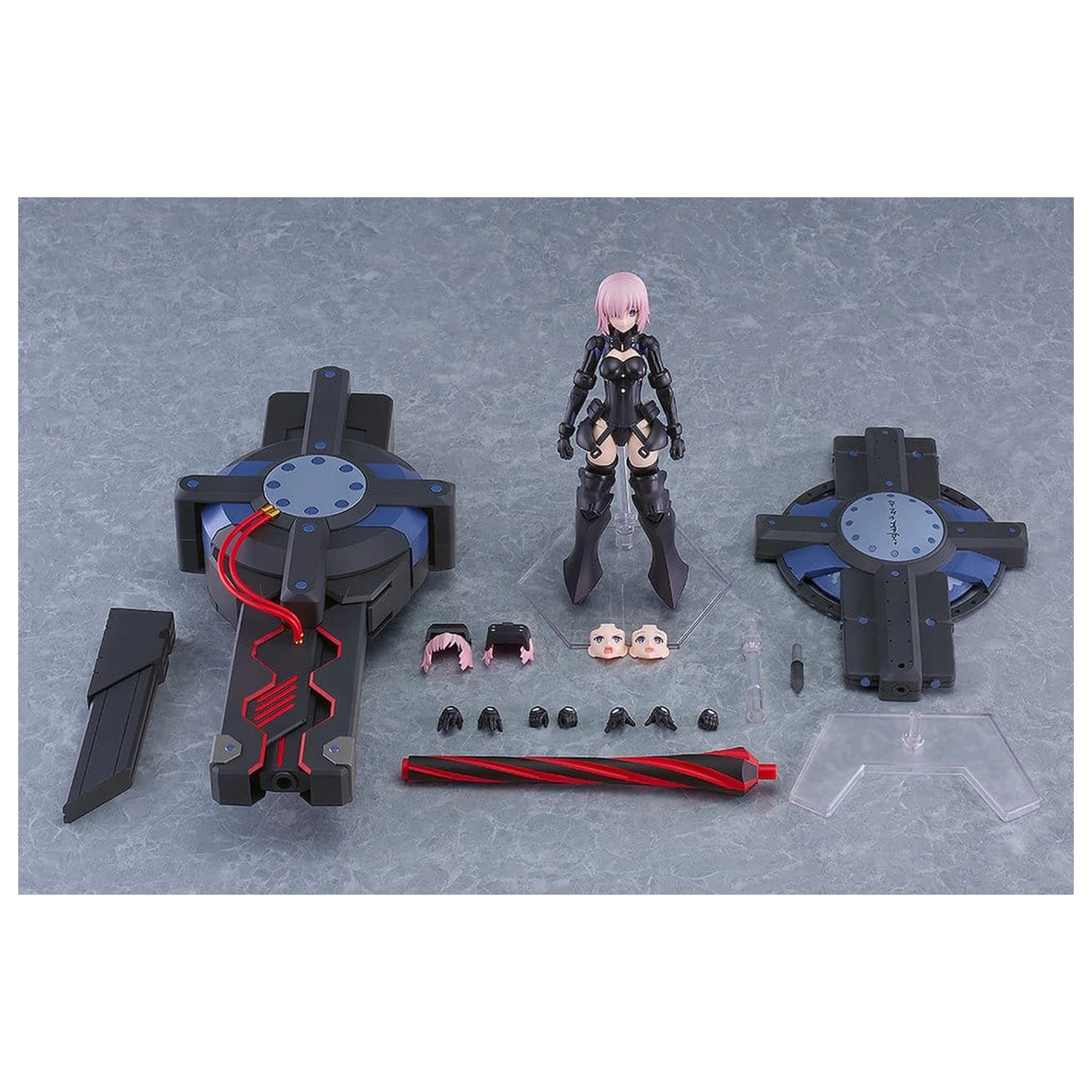 Fate/Grand Order Plamatea Plastový model Kit Shielder/Mash Kyrielight (Ortinax) Black Barrel Edition 17 cm produktová fotografia