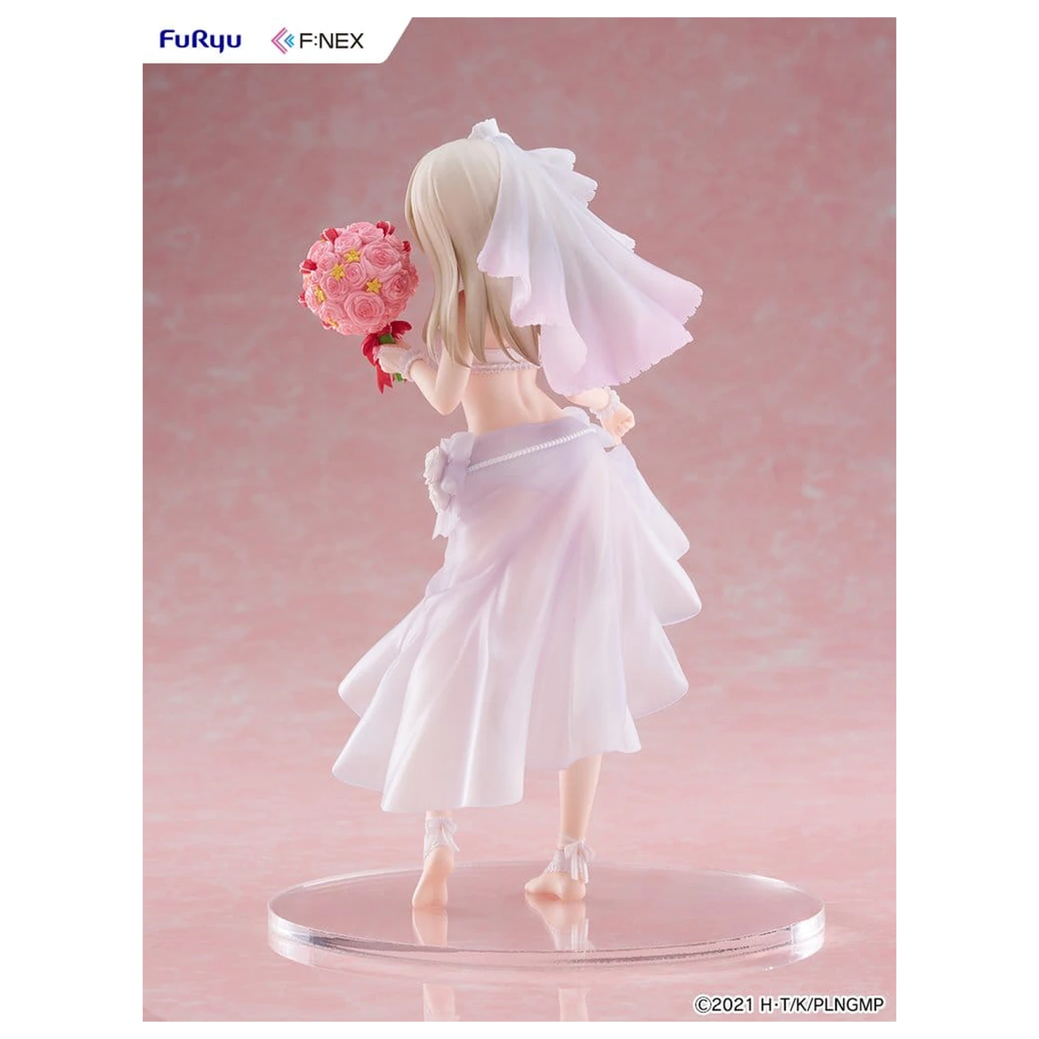 Fate/kaleid liner Prisma Illya: Licht - The Nameless Girl F:NEX PVC figúrka 1/7 Illyasviel von Einzbern Wedding Swimsuit Ver. 21 cm produktová fotografia