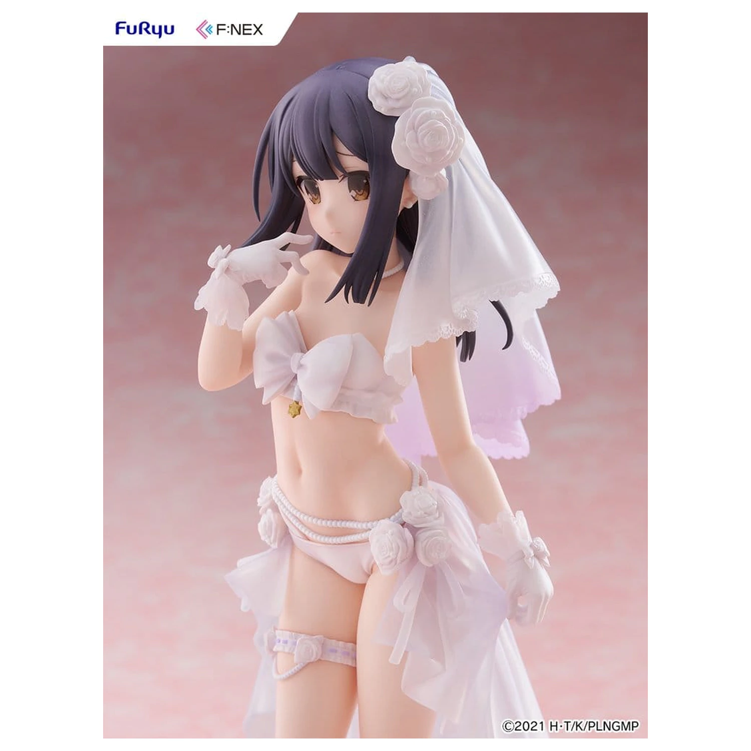 Fate/kaleid liner Prisma Illya: Licht - The Nameless Girl F:NEX PVC figúrka 1/7 Miyu Edelfelt Wedding Swimsuit Ver. 21 cm produktová fotografia
