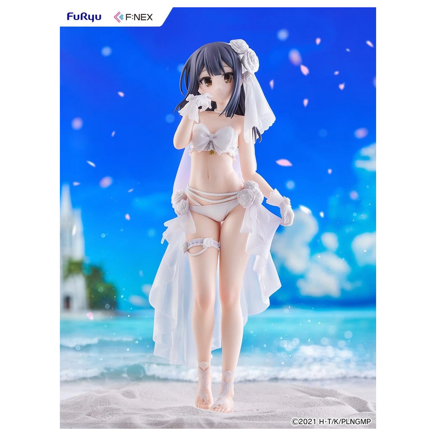 Fate/kaleid liner Prisma Illya: Licht - The Nameless Girl F:NEX PVC figúrka 1/7 Miyu Edelfelt Wedding Swimsuit Ver. 21 cm produktová fotografia