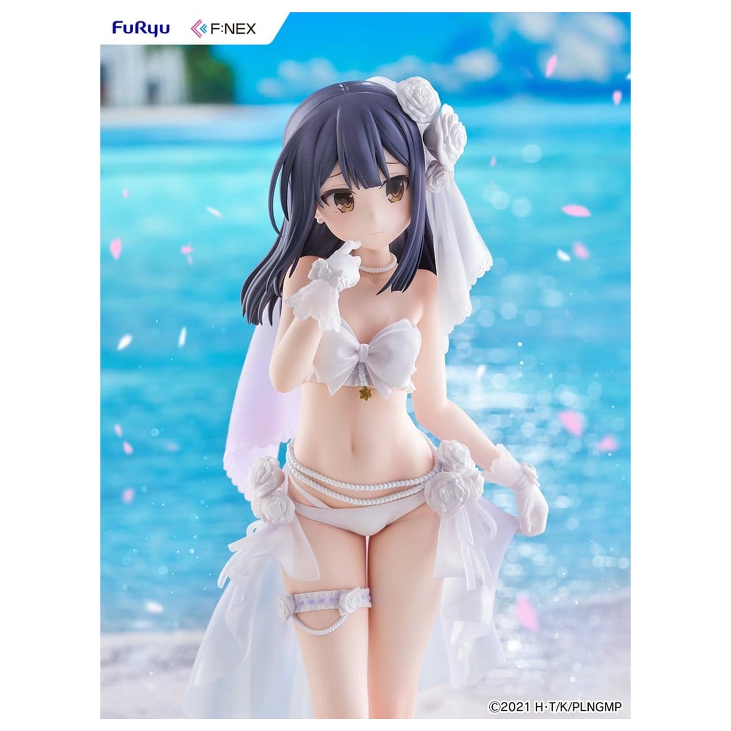 Fate/kaleid liner Prisma Illya: Licht - The Nameless Girl F:NEX PVC figúrka 1/7 Miyu Edelfelt Wedding Swimsuit Ver. 21 cm produktová fotografia